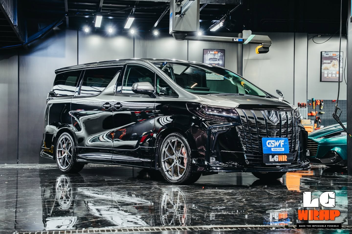 Toyota Alphard 30 Series GSWF Chroma Deep Black & Titanium Silver Two Tone Colour PPF 施工作品