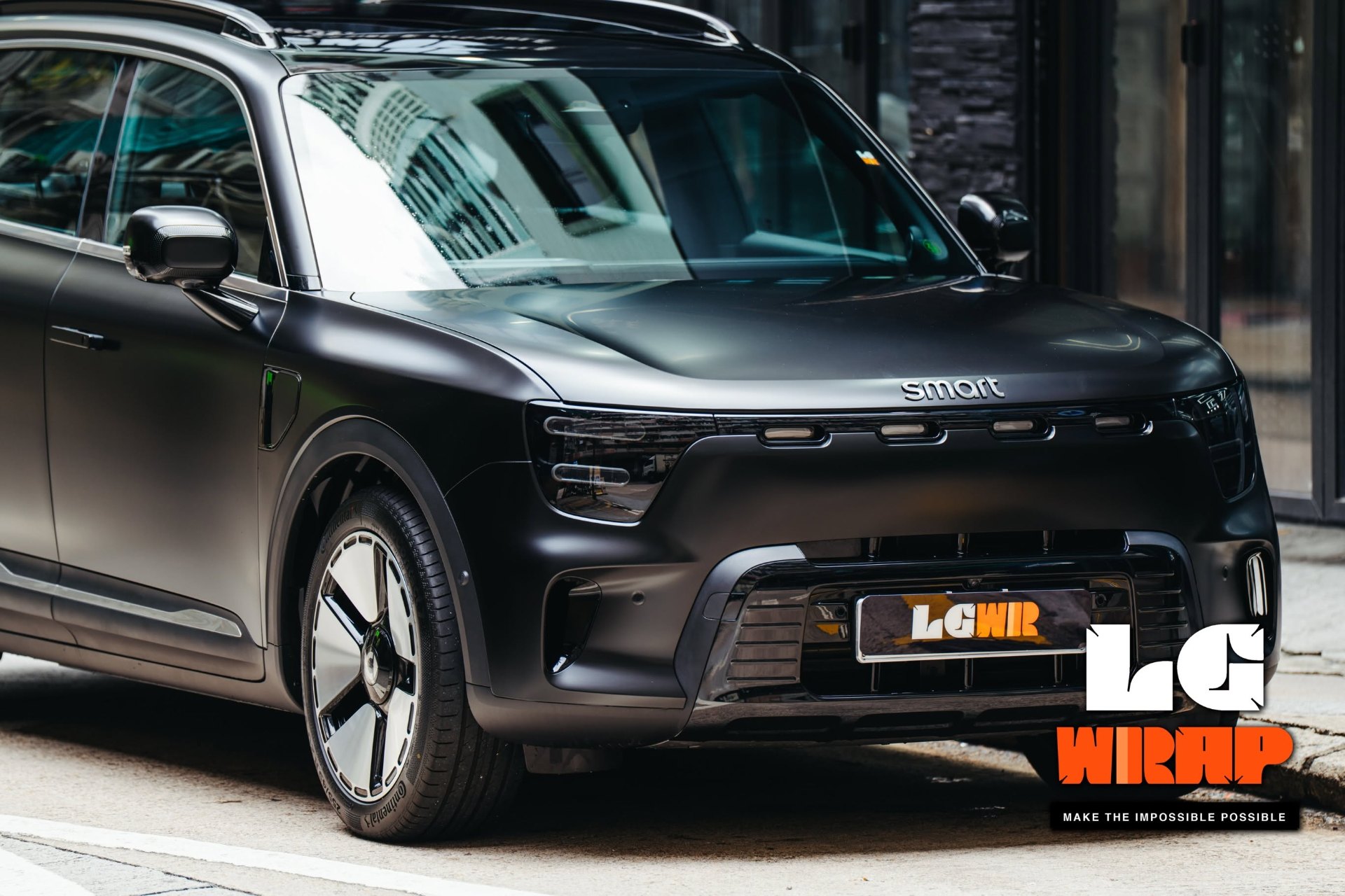 smart #5 GSWF Chromaguard Satin Black PPF|Colour PPF 施工作品