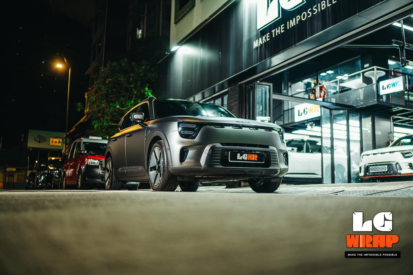 Smart #5 CYBRIX IRONMIX Matte Mysterious Green Colour PPF 施工作品
