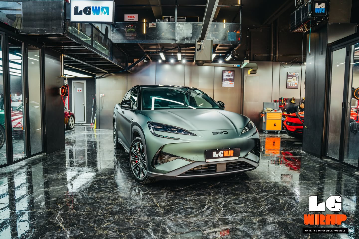 BYD Sealion CYBRIX IRONMIX Matte Ghost Metallic Dark Green Colour PPF