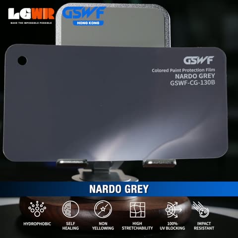 NARDO GREY GSWF CHROMA GUARD Colour PPF colour-change wrap swatch — LETS GET WRAP Hong Kong