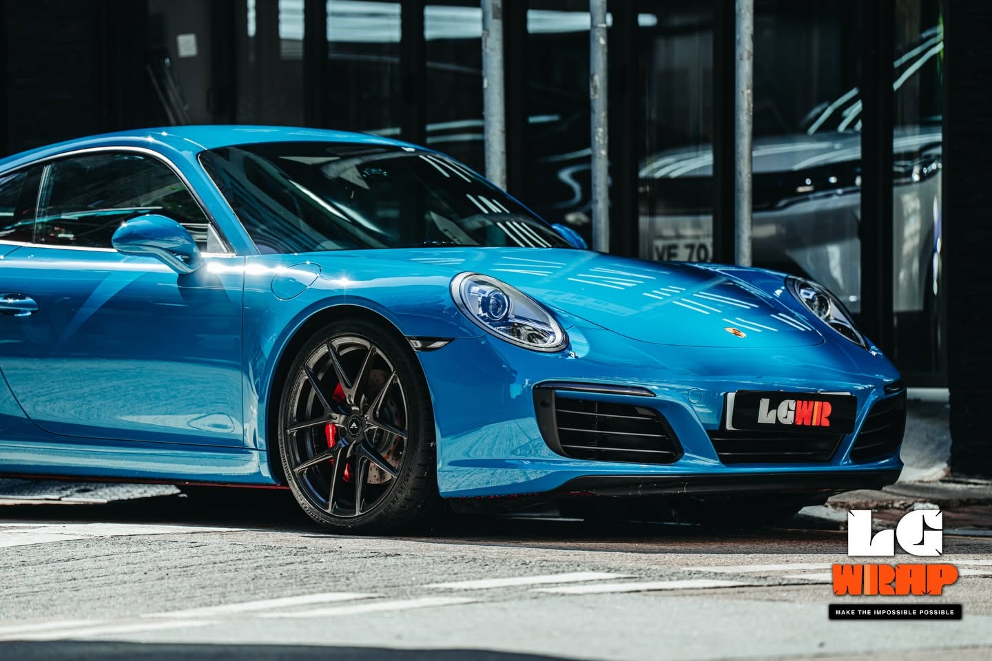 Porsche 911 Carrera S CYBRIX IRONMIX Tuscany Blue Colour PPF