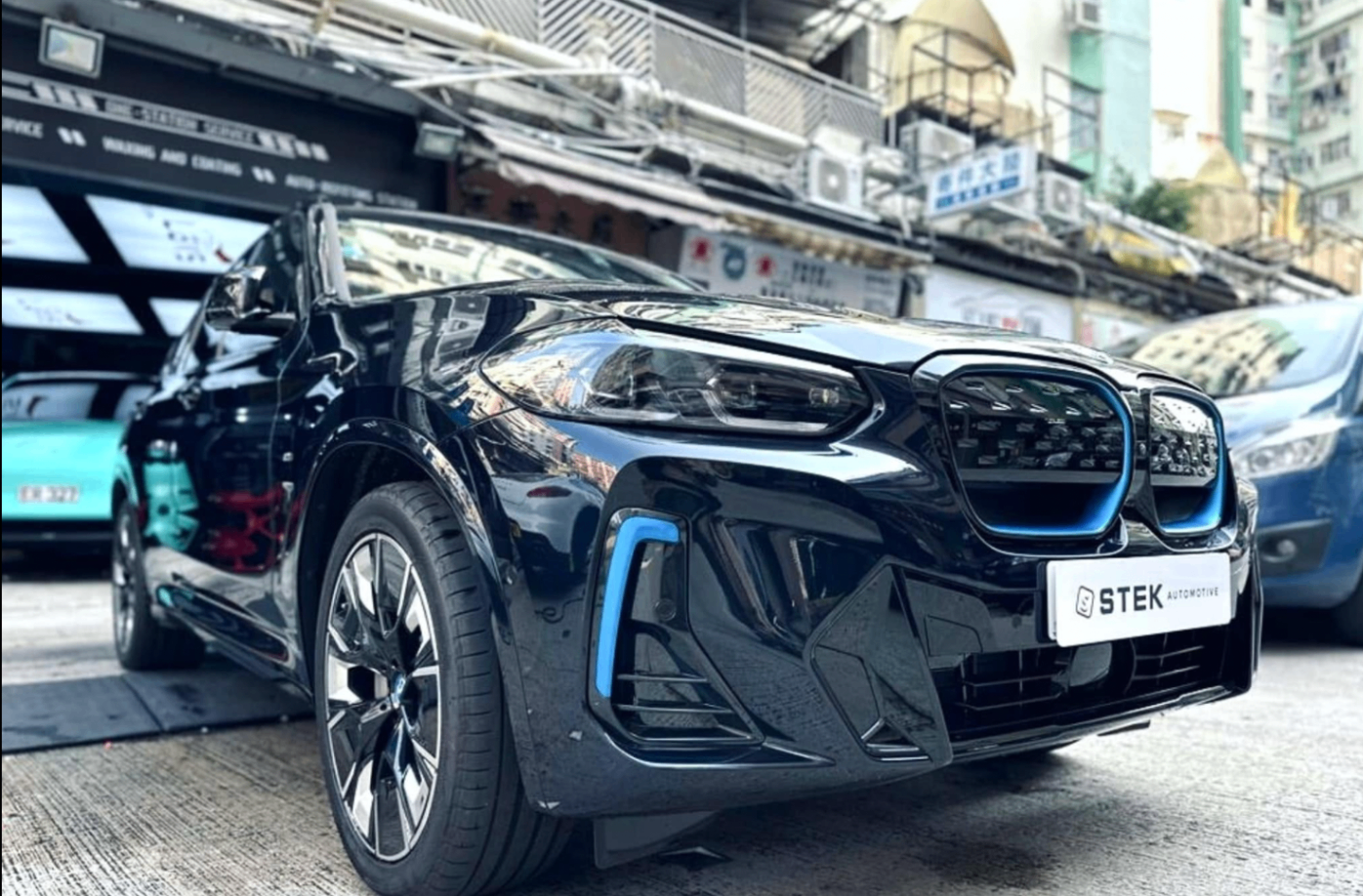 BMW iX3 STEK DYNOPure+ 透明亮面漆面保護膜 (Gloss PPF) 施工作品