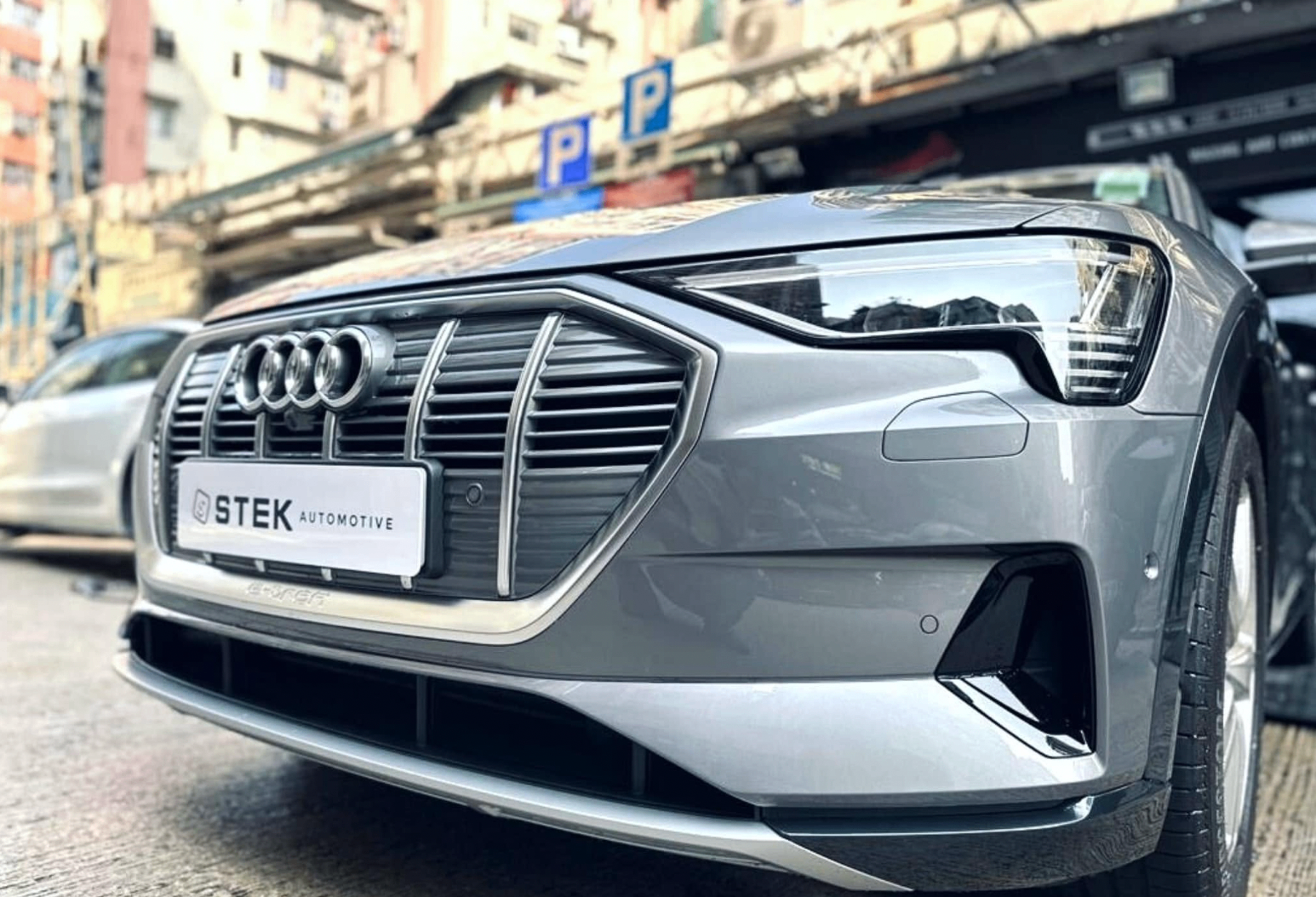 Audi E-Tron STEK DYNOPure+ Series 透明 PPF 施工作品