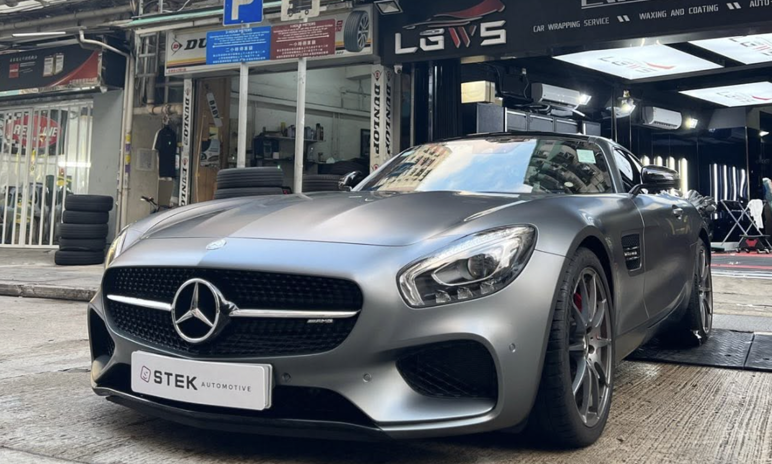 MERCEDES-BENZ AMG GTS STEK DYNOMatt Series 透明啞面漆面保護膜 (Matt PPF)
