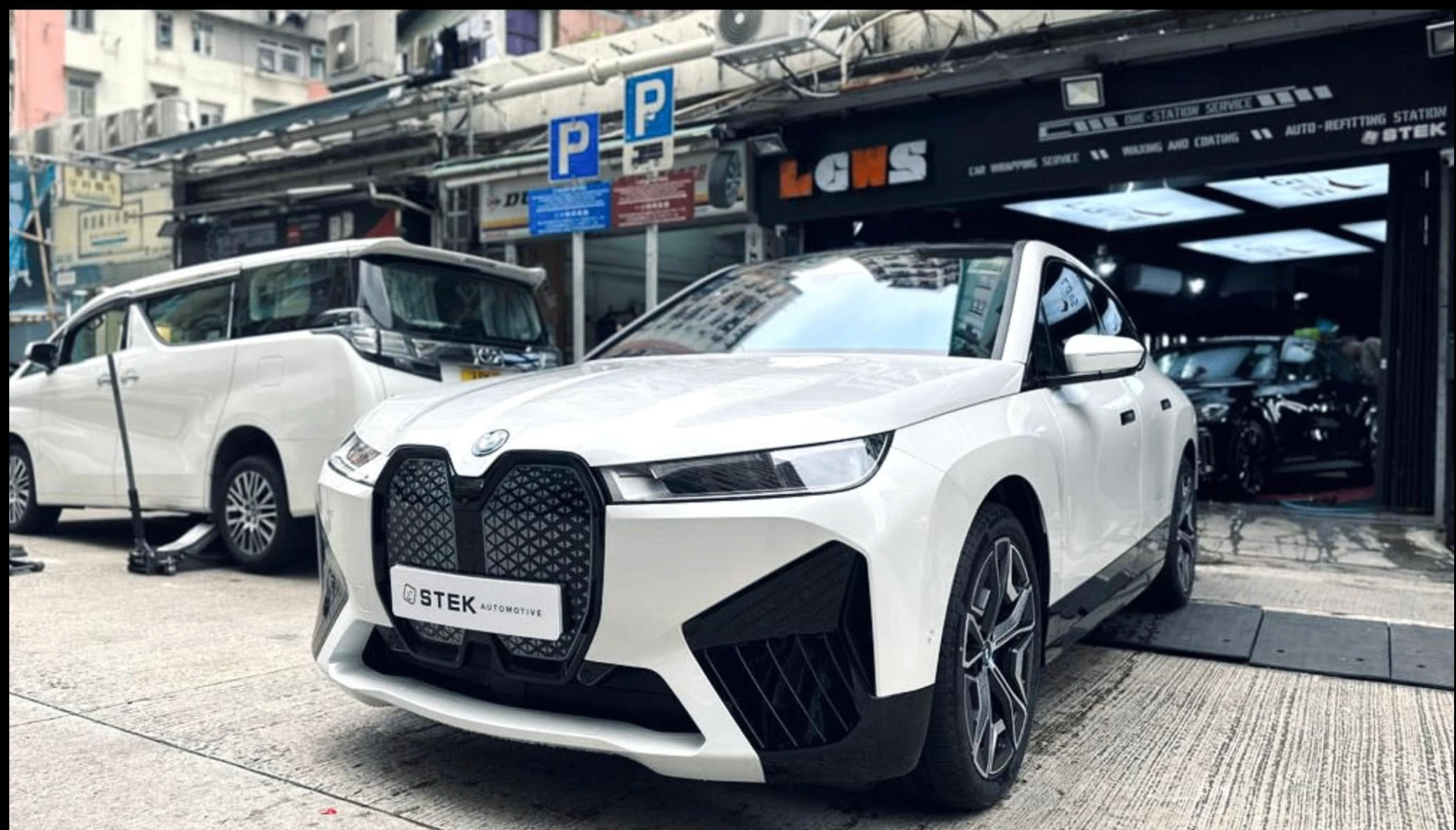 BMW iX STEK DYNOPure+ 透明亮面漆面保護膜 (Gloss PPF) 施工作品