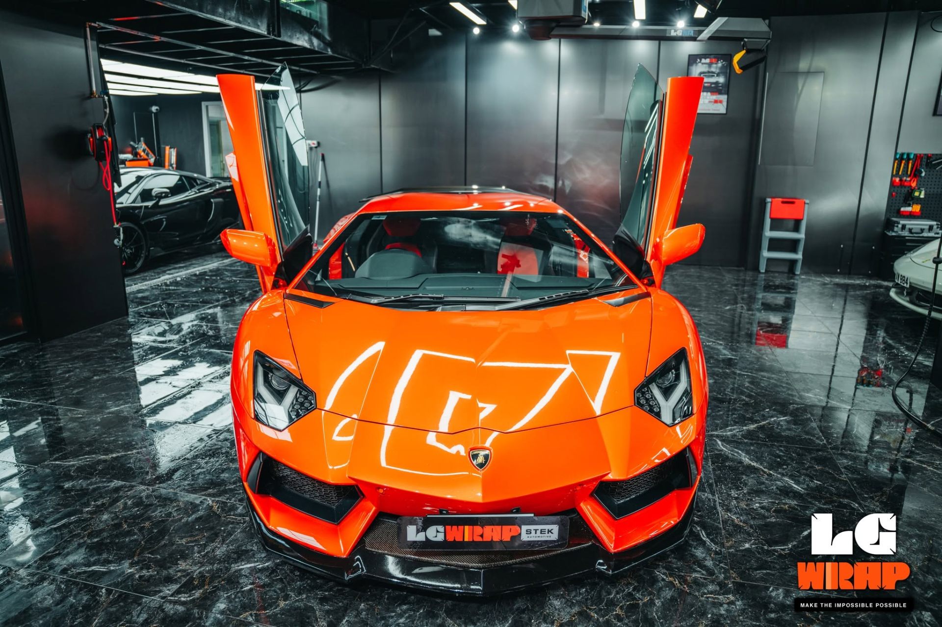 Lamborghini Aventador GSWF DEFENDER Platinum PPF 施工作品
