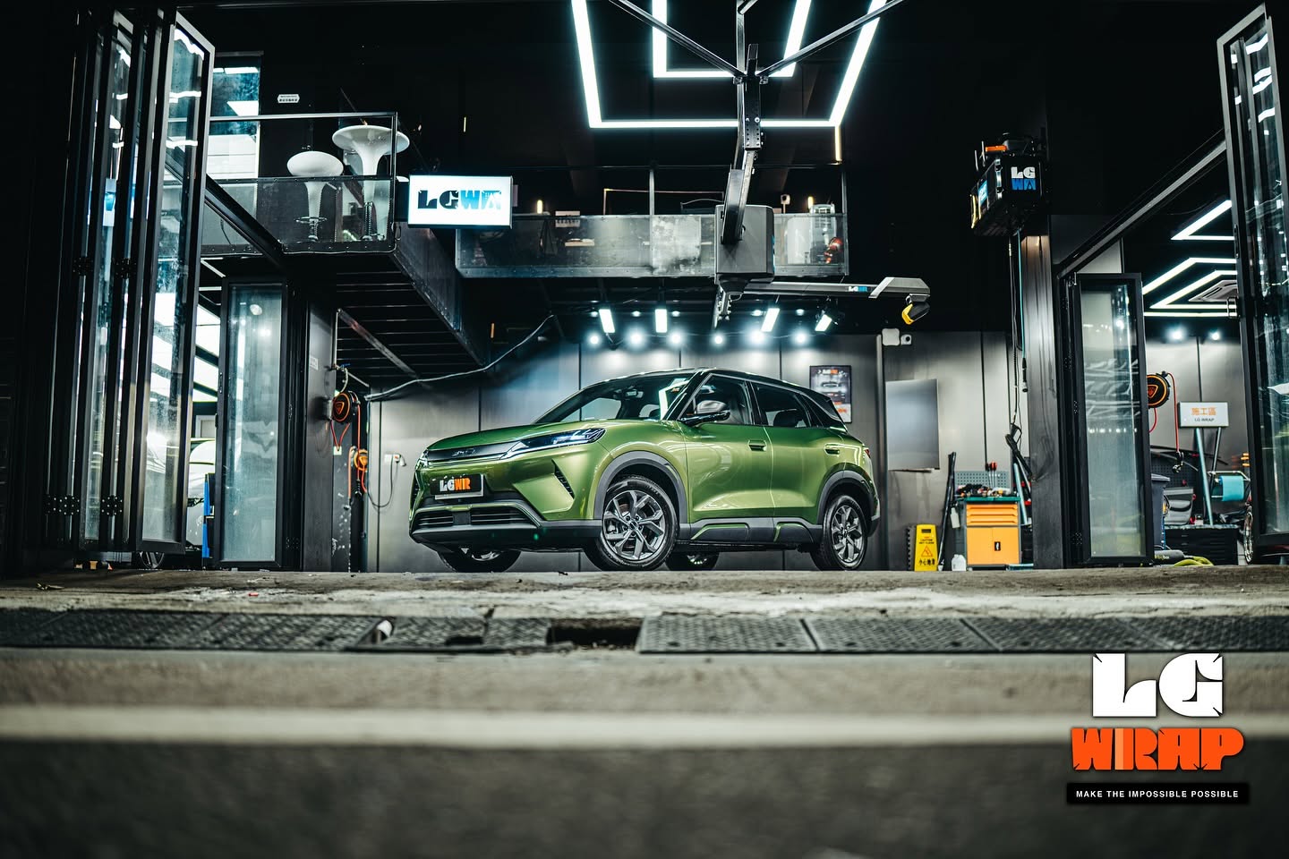 BYD Atto 2 CYBRIX IRONMIX Mamba Green Colour PPF