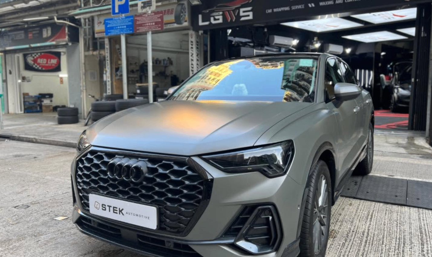 Audi Q3 (Brand New) STEK DYNOMatt Series 透明啞面漆面保護膜 (Matt PPF) 施工作品