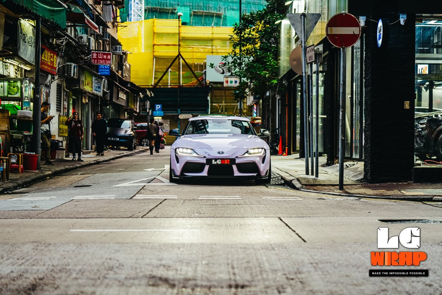 Toyota Supra GSWF Chroma Light Lavendar Colour PPF 施工作品