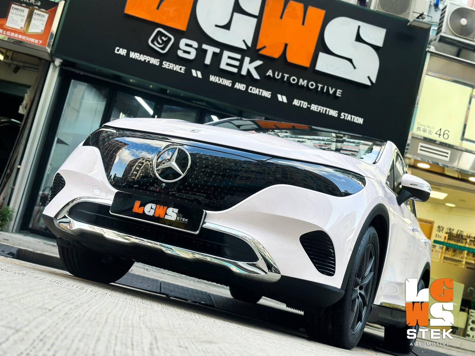 Benz EQE SUV CYBRIX IRONMIX Mary Kay Pink Colour PPF