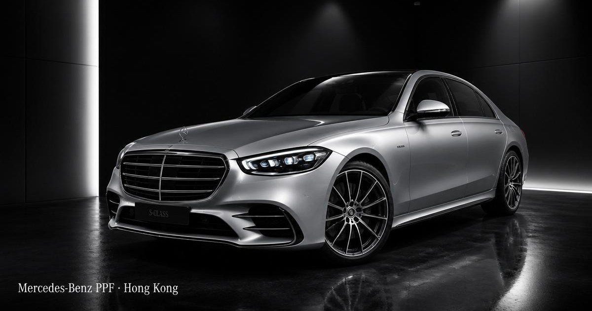 Mercedes-Benz paint protection film installation